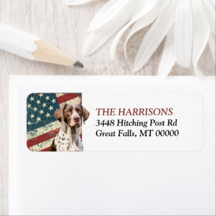 Etiqueta Bandera de Estados Unidos Grunge Bandera Alemana C