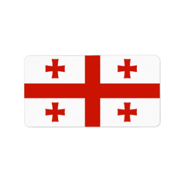 Etiqueta Bandera de Georgia