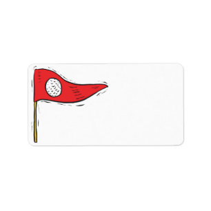 Etiqueta Bandera de golf