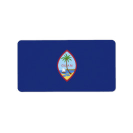 Etiqueta Bandera de Guam