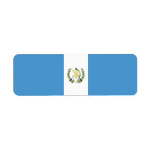 Etiqueta Bandera de Guatemala