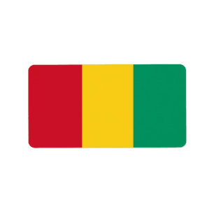 Etiqueta Bandera de Guinea