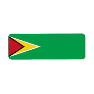 Etiqueta Bandera de Guyana