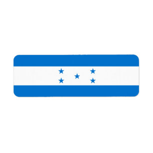 Etiqueta Bandera de Honduras