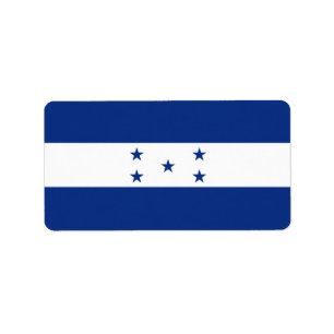 Etiqueta Bandera de Honduras