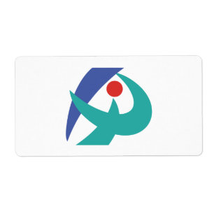 Etiqueta Bandera de Iga, Mie, Japón