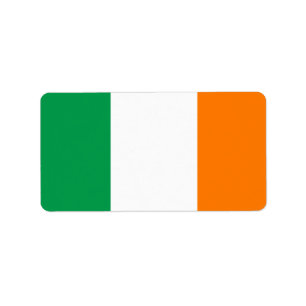 Etiqueta Bandera de Irlanda