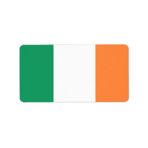Etiqueta Bandera de Irlanda