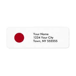 Etiqueta Bandera de Japón
