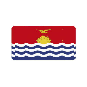 Etiqueta Bandera de Kiribati