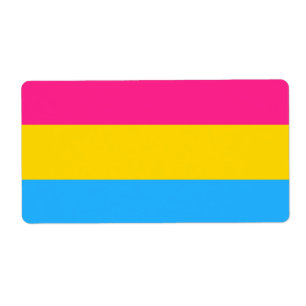 Etiqueta Bandera de Orgullo Pansexual LGBTQ