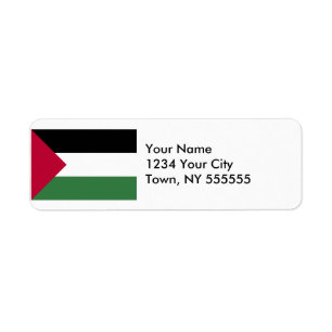 Etiqueta Bandera de Palestina