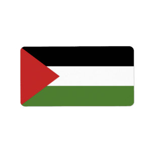 Etiqueta Bandera de Palestina