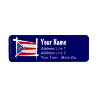 Bandera de pincel de Puerto Rico