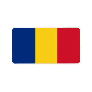 Etiqueta Bandera de Rumania