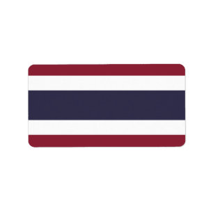Etiqueta Bandera de Tailandia