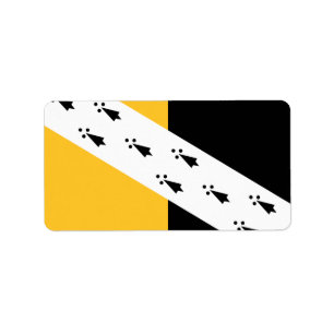 Etiqueta Bandera del condado de Norfolk, Inglaterra Labels