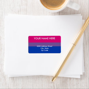 Etiqueta Bandera del Orgullo Bisexual