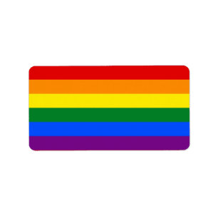 Etiqueta Bandera del Orgullo Gay Arcoiris LGBT