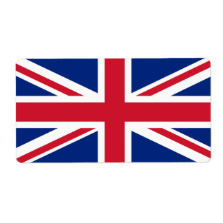 Etiqueta Bandera del Reino Unido