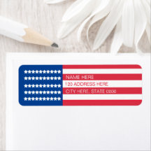 Bandera estadounidense Rojo Blanco Estrellas Azule