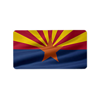 Etiqueta Bandera Estatal de Arizona