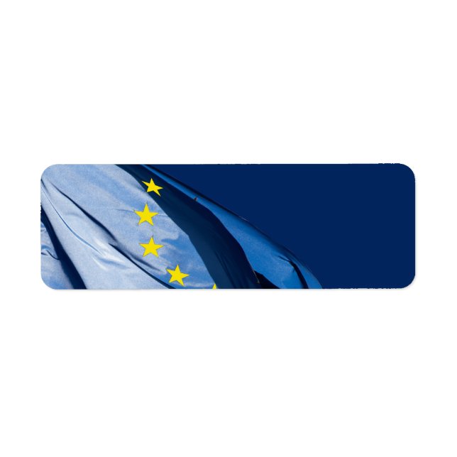 Etiqueta Bandera europea (Frente)