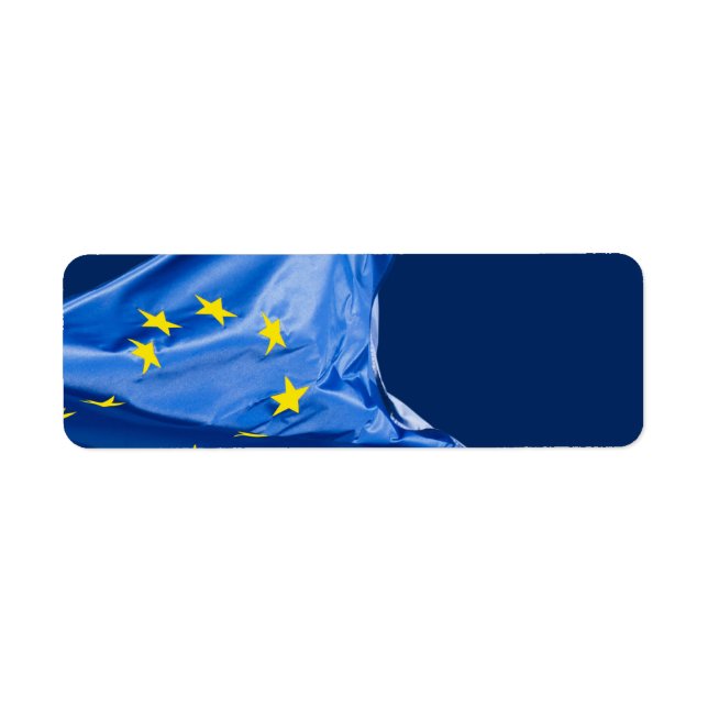 Etiqueta Bandera europea (Frente)