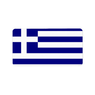 Etiqueta Bandera griega