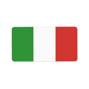 Etiqueta Bandera italiana