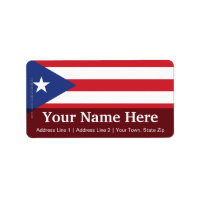 Bandera lisa de Puerto Rico