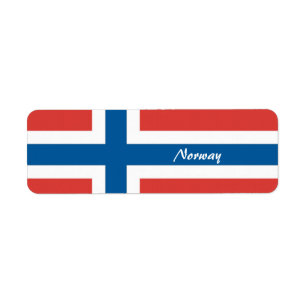 Etiqueta Bandera noruega, Noruega