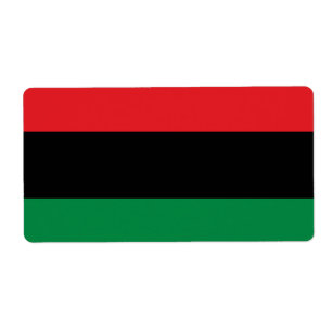 Etiqueta Bandera Panafricana UNIA