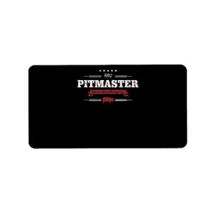 Etiqueta Barbacoa   BBQ Pitmaster Bajo Y Lento Es Una Forma