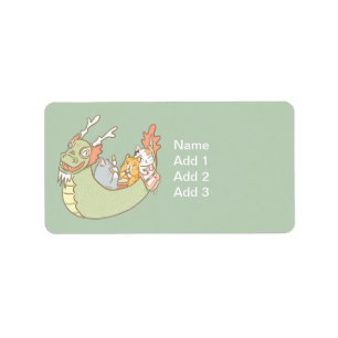 Etiqueta Barco Dragón