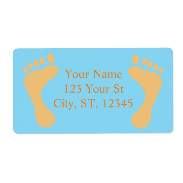 Etiqueta Barefoot Beach Bum Thunder_Cove (Frente)