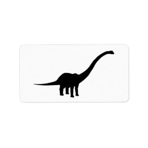 Etiqueta Barosaurus Dino Dinosaur