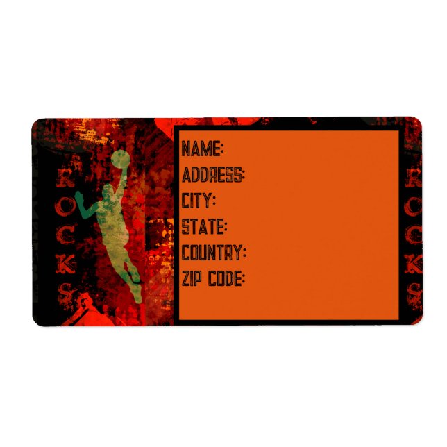 ETIQUETA BASKETBALL (Frente)