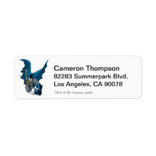 Etiqueta Batman oscila de la cuerda