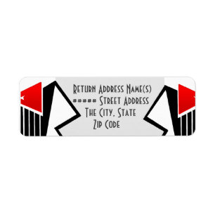 Etiqueta Bauhaus Tuxedo (Dirección de devolución)