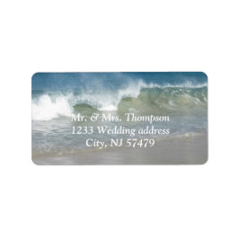 Etiqueta Beach Wedding Labels