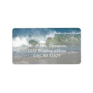 Etiqueta Beach Wedding Labels