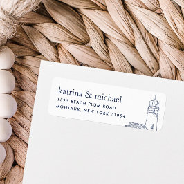 Etiqueta Beacon | Dirección de devolución del faro náutico