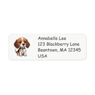 Etiqueta Beagle Adorable