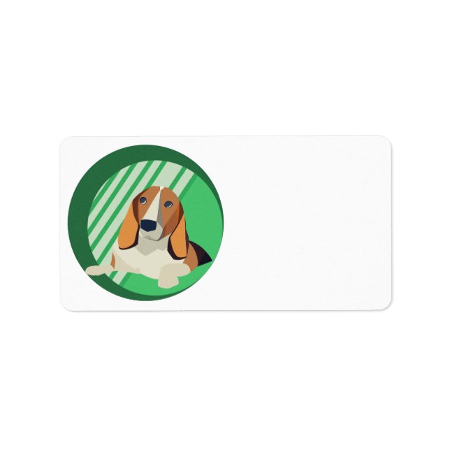 Etiqueta Beagle Art (Frente)