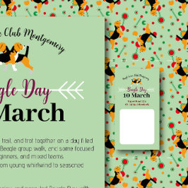 Etiqueta Beagle Day Stationary Labels 