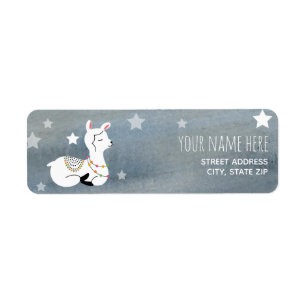 Etiqueta Bebé asustado llama color agua Baby Shower