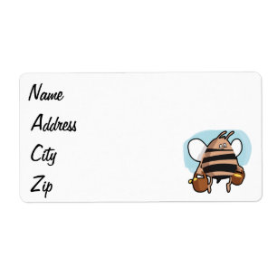Etiqueta Bee personalizado