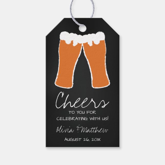 Etiqueta Beer Gracias, Etiqueta Favor (Anverso)