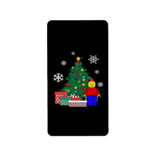Etiqueta Béisbol del árbol de Navidad
